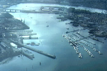 Marina in the estuary of the R.Itchen, Southampton 